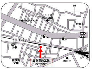 三重電設工業　本社MAP